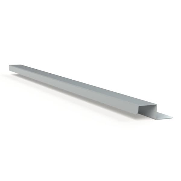 Dripping Shield, 1 in. H x 24 in. W x 3 in. L, Steel, Stainless Steel
